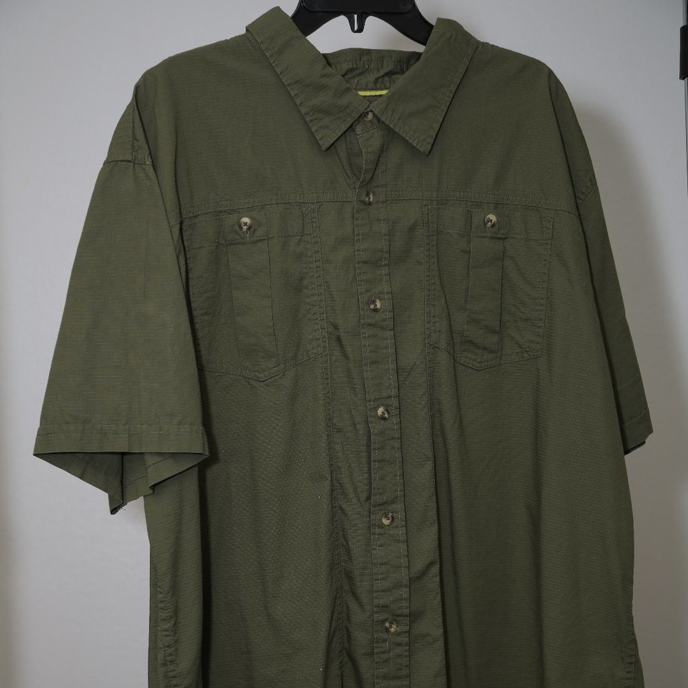 MENS SHORT SLEEVE BUTTON SHIRT